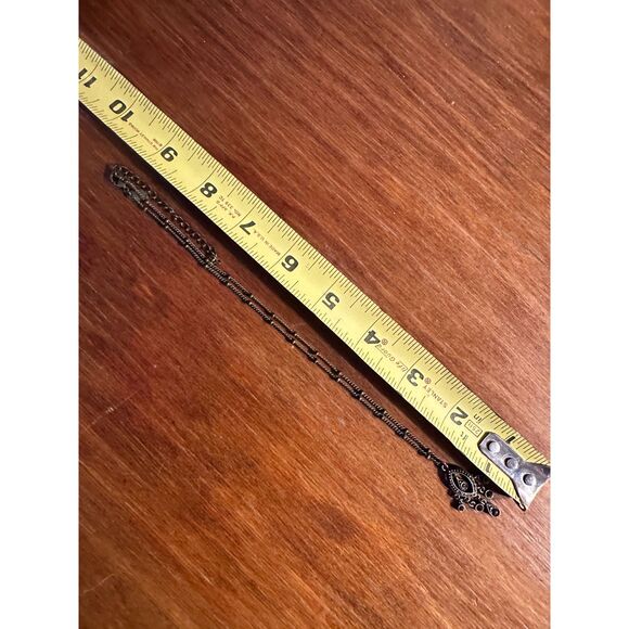 Lia Sophia Chandelier Pendant Gold Tone Necklace Pink Crystals - Picture 4 of 4